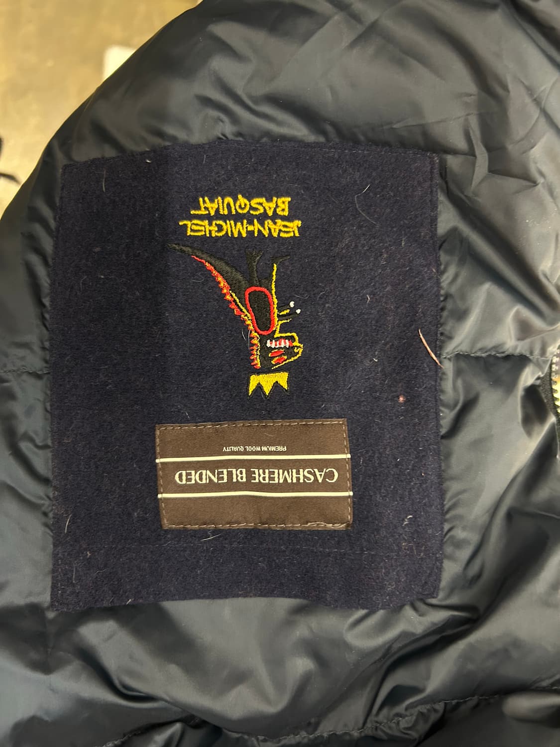 장미쉘바스키아 케이블 니트 집업 가디건 네이비 상품이미지5