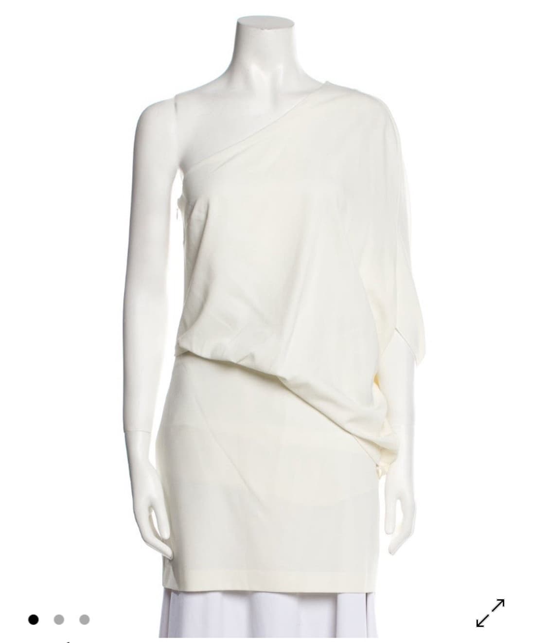 Halston 원숄더 숏슬리브 튜닉 상품이미지1