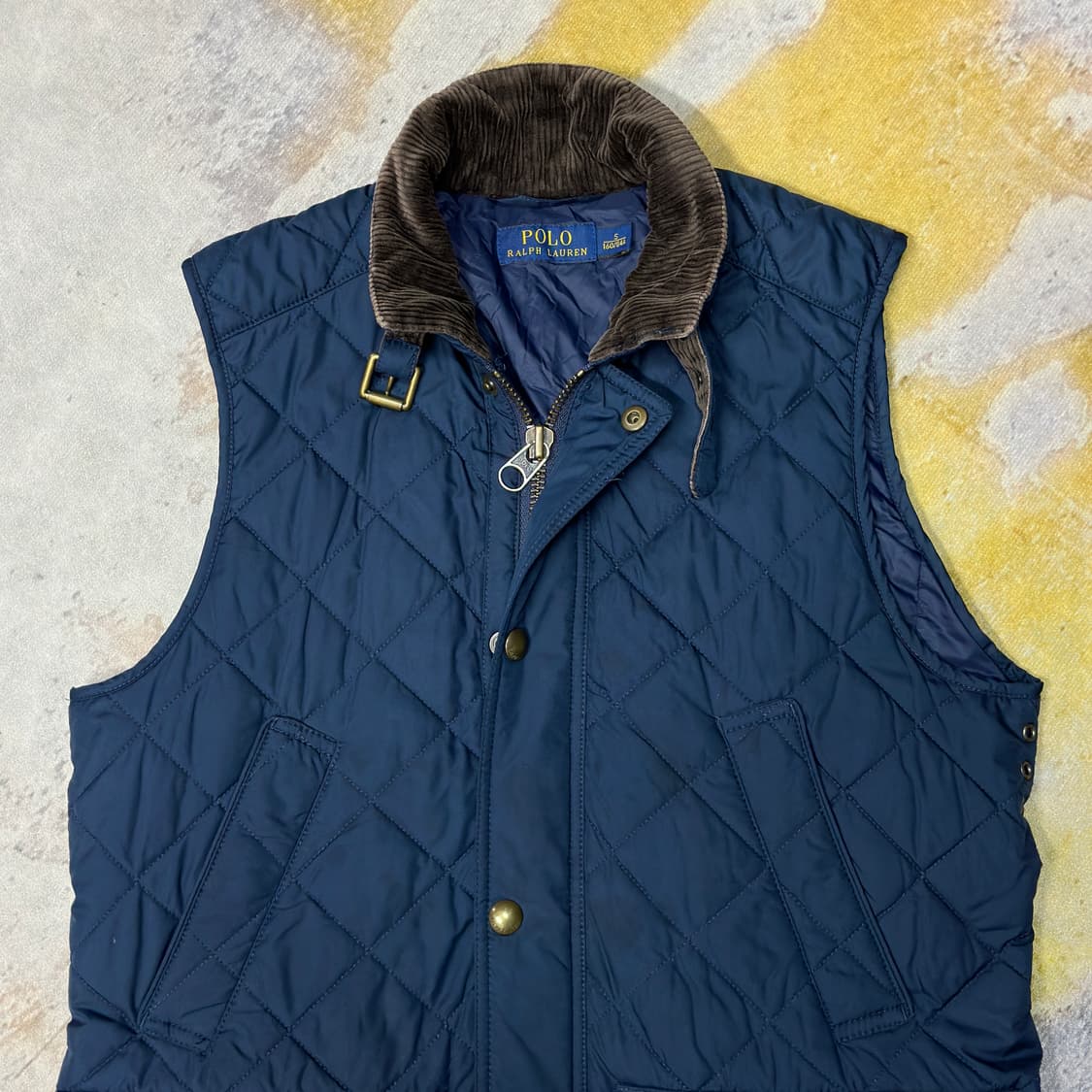 폴로랄프로렌 퀄팅 조끼 네이비 상품이미지2