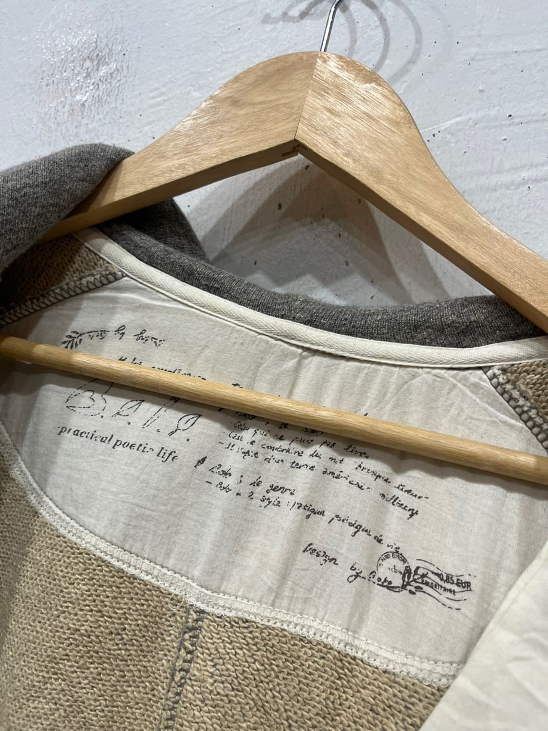 BOLO JPN 네추럴 후드집업  상품이미지4