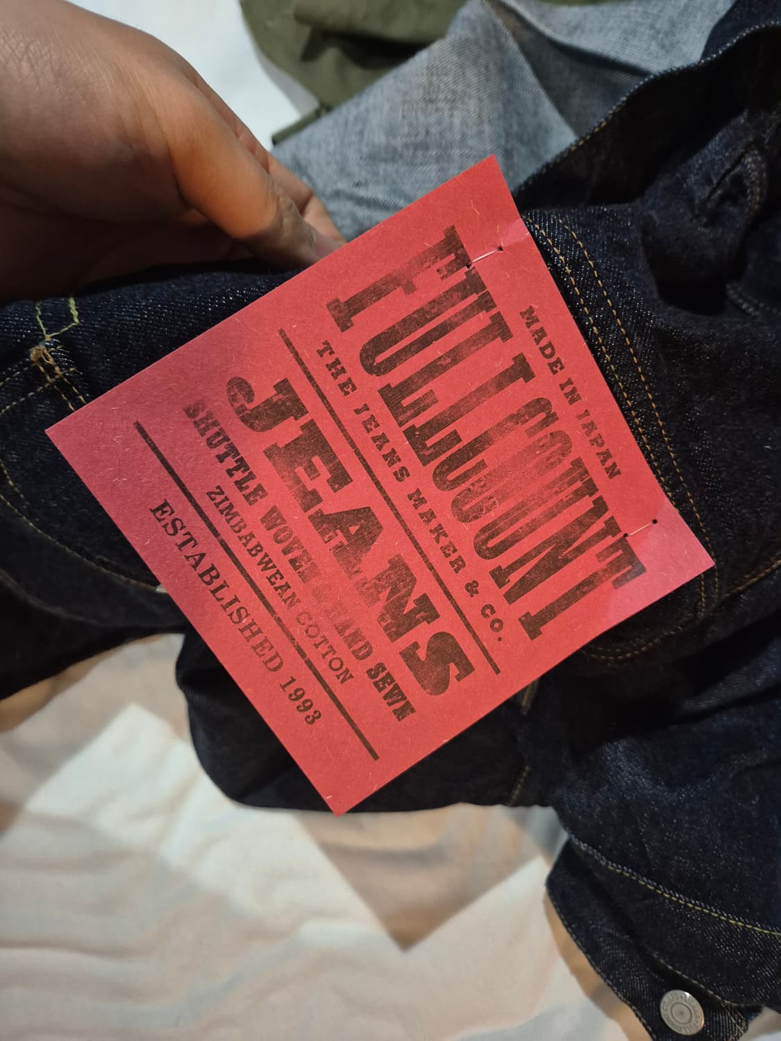 풀카운트 2107 타입1 44사이즈 상품이미지2