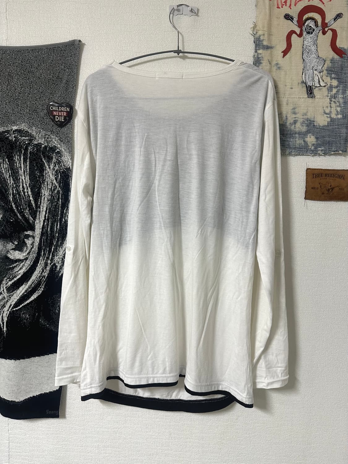 Semantic Design 레이어드 드레이프 롱슬리브 티 상품이미지3