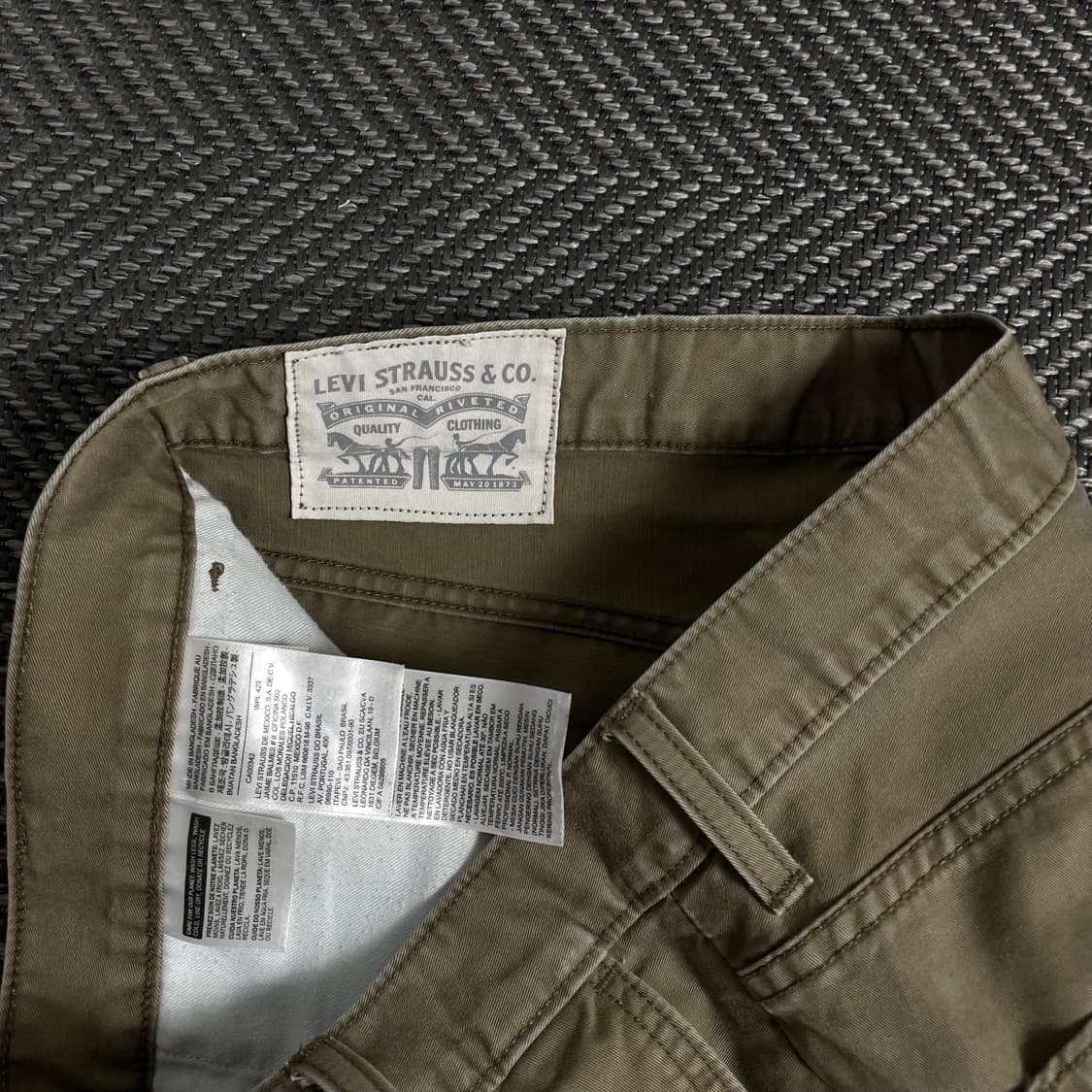 리바이스 USA 오리지날 코튼 치노 베이지 팬츠 y 4386 상품이미지6