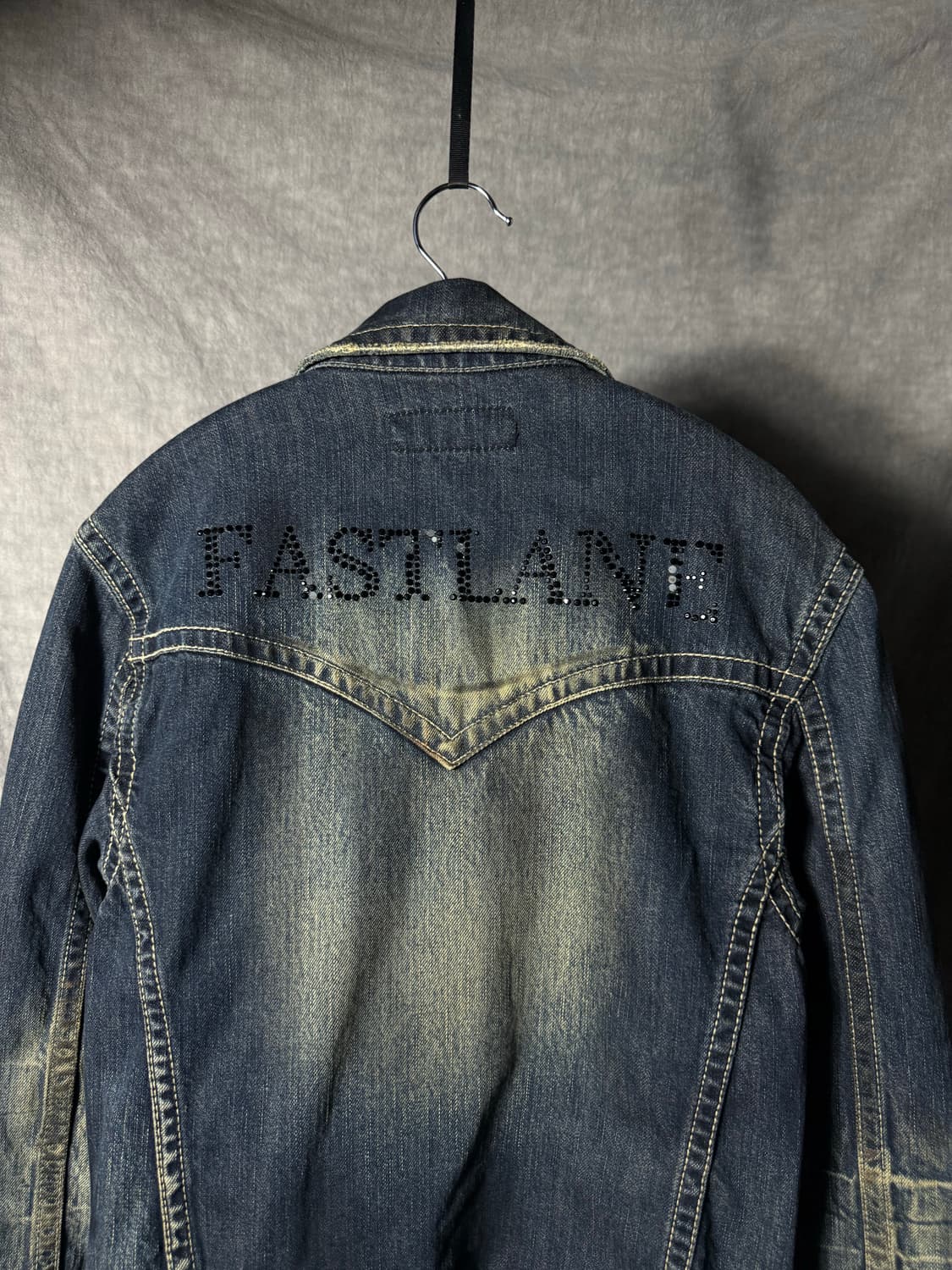 Xfrm “FASTLANE” Rhinestone Denim Jacket  상품이미지6