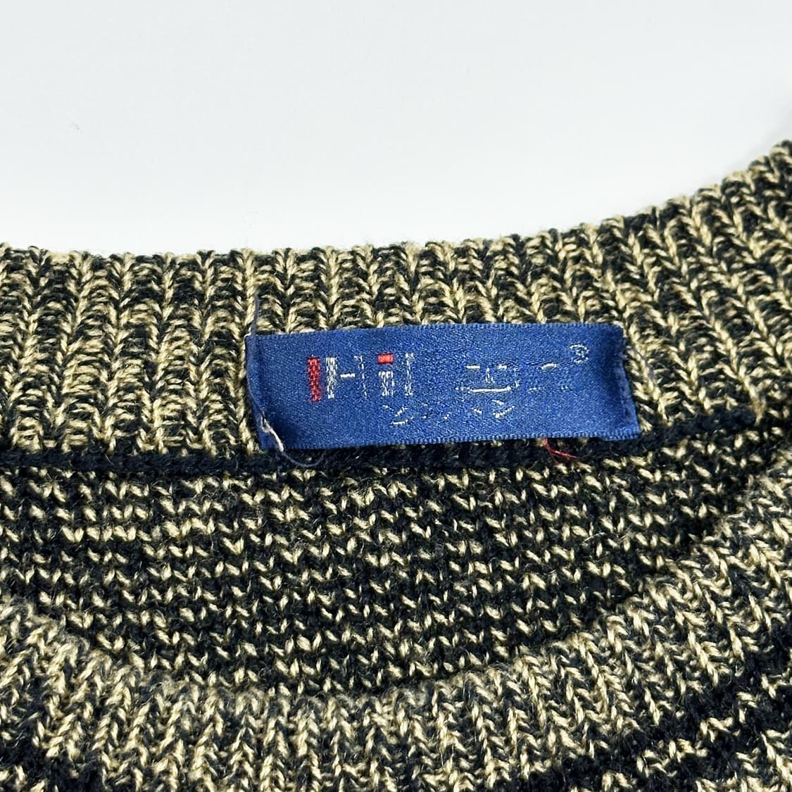 VTG 빈티지 그래픽 케이블 니트 M 상품이미지4