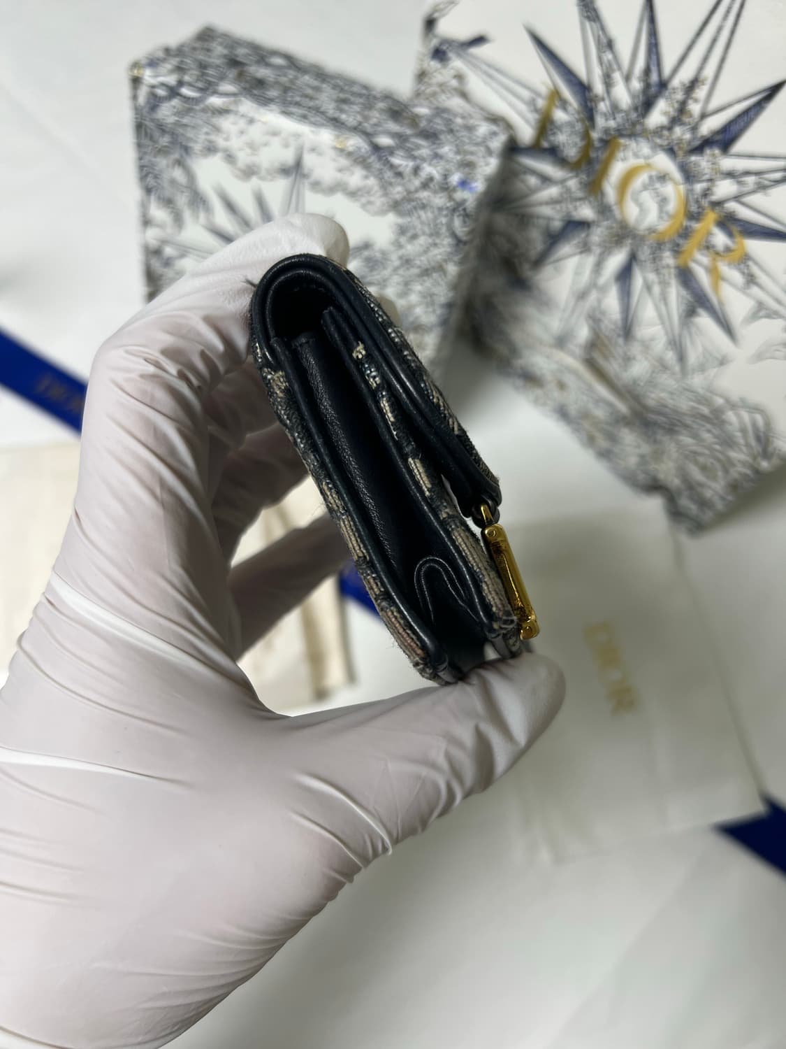 [정품] 디올 오블리크 새들 카드지갑 상품이미지6