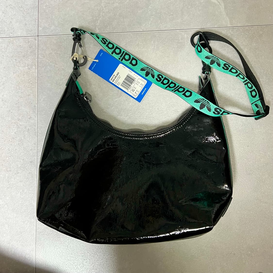 [새상품] 아디다스 미니 에어라이너 호보백 블랙 상품이미지1