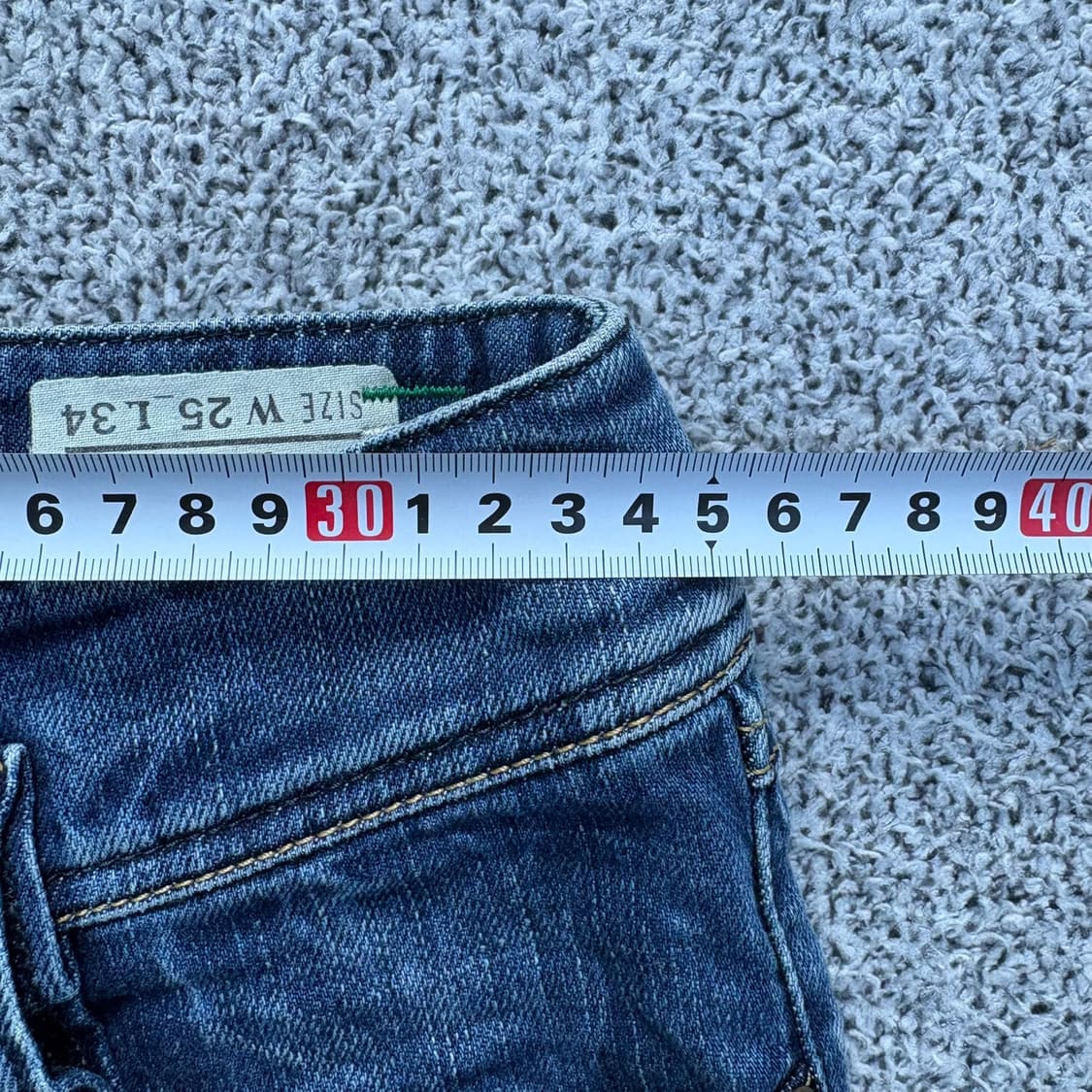 25 디젤 워싱 데님 청 반바지 0414J 상품이미지6