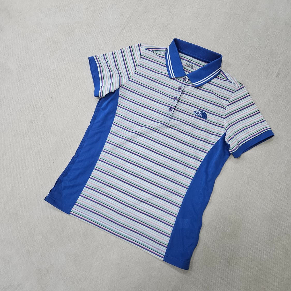 90 노스페이스 여성 기능성 카라 반팔티 0320Y 상품이미지1