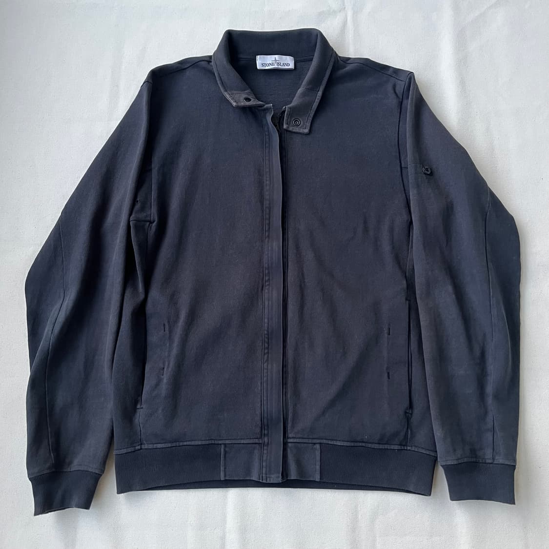 Stone Island 스탠드카라 집업 블루종 상품이미지5