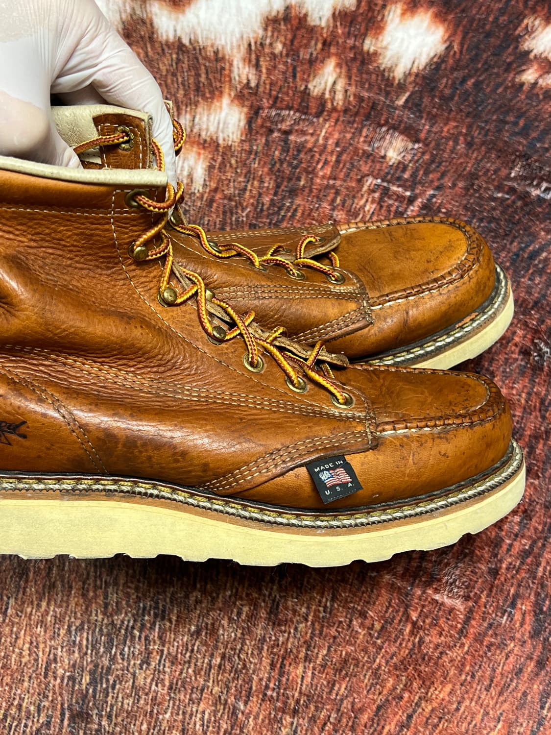 [8D] 쏘로굿 8인치 목토 워커 브라운 상품이미지5