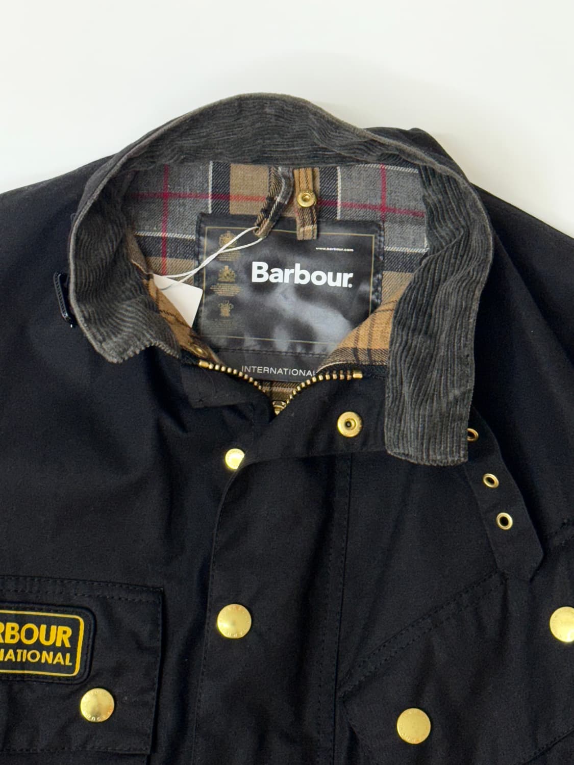 Barbour 바버 인터내셔널 벨티드 왁스 자켓  상품이미지3