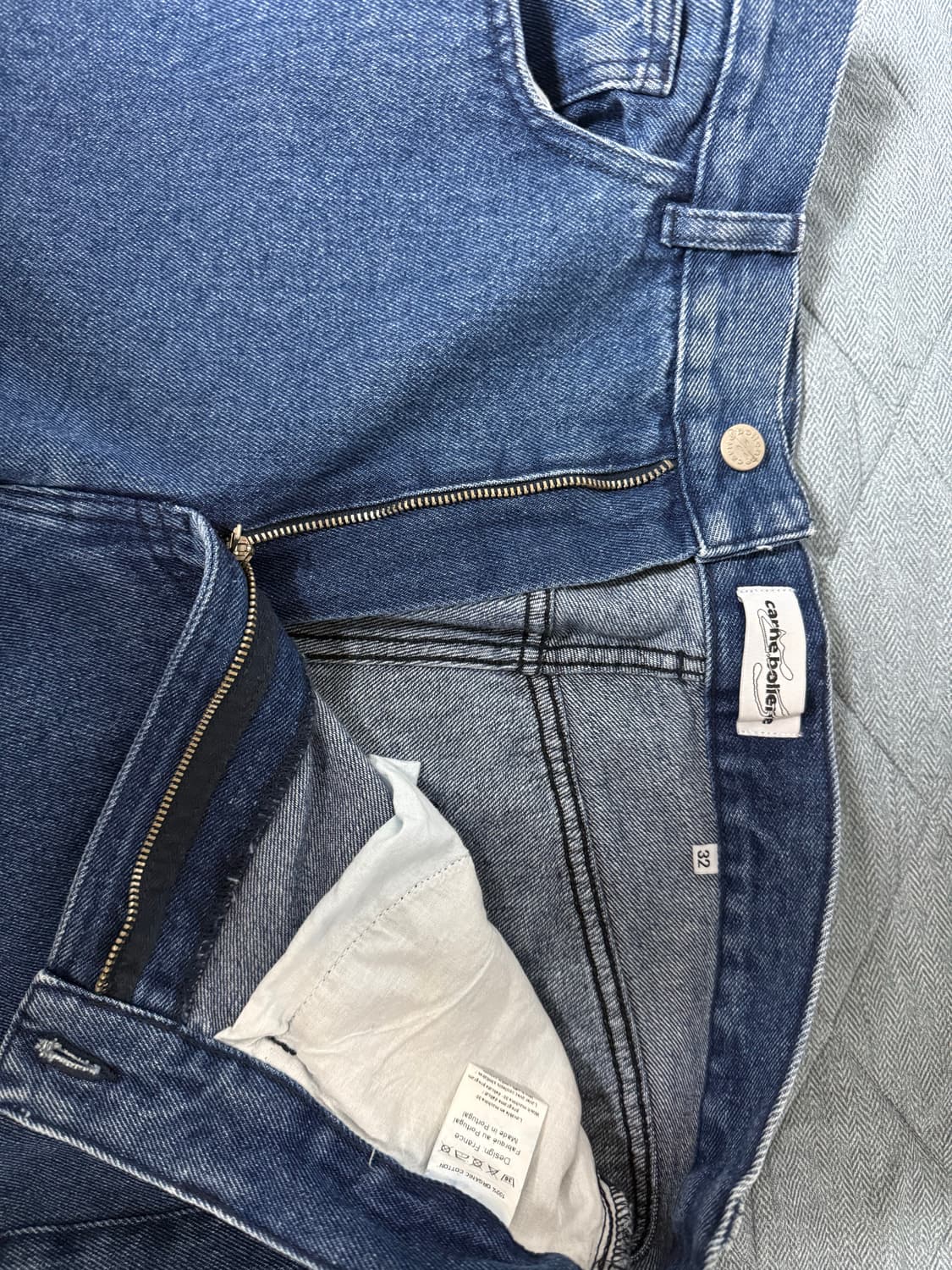 까르네볼란테 A MILLIONHARE DENIM (WASHED BLUE) 상품이미지4