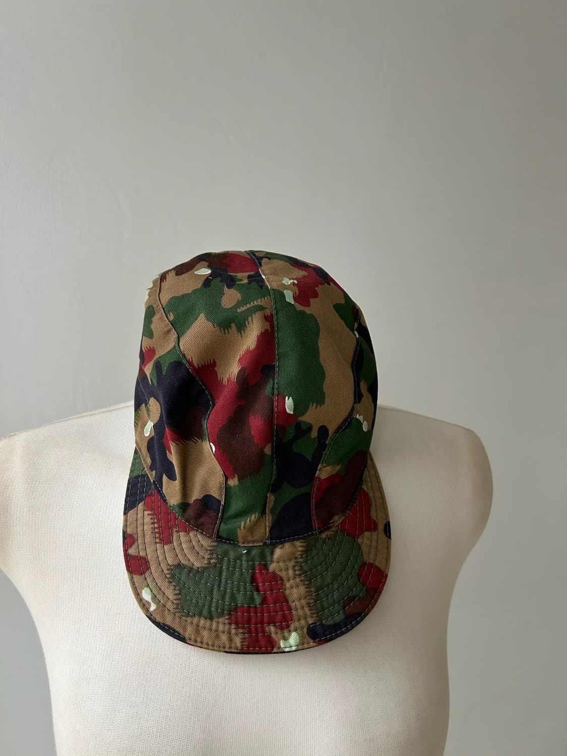 80's Swiss Army AlpenFlage camo Cap 상품이미지2