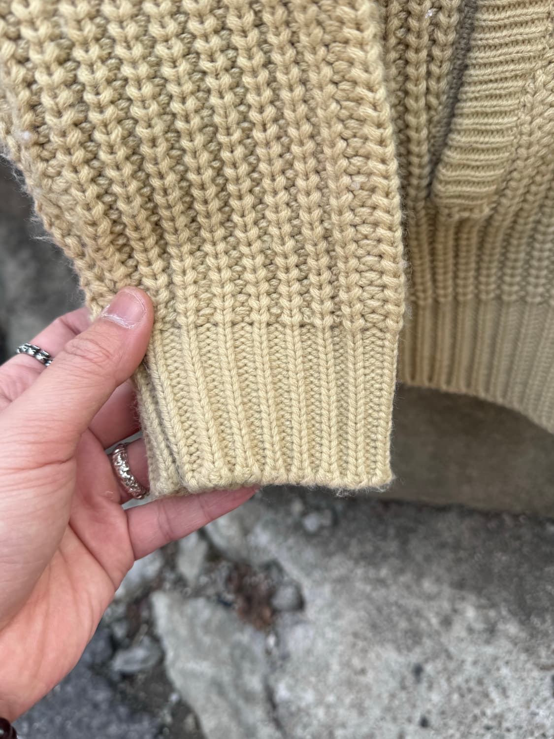 Blue Rag 니트 후드집업  상품이미지4