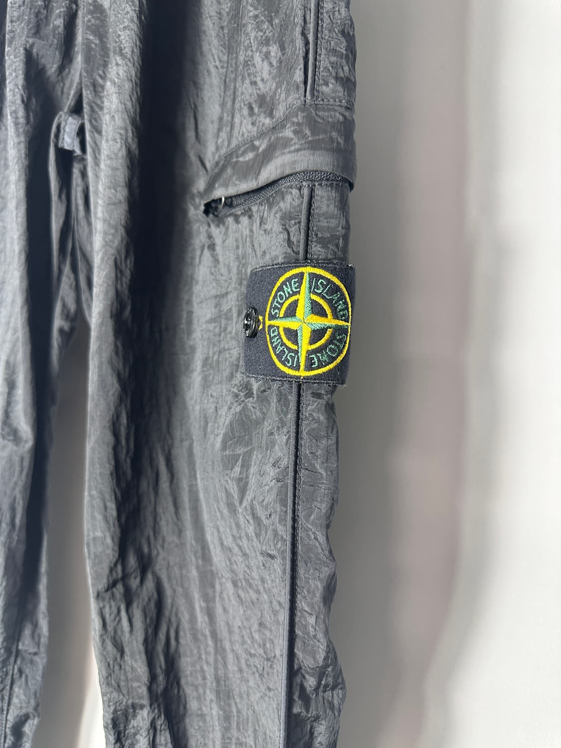 스톤아일랜드 나일론메탈 조거 팬츠 사이즈 28 블랙 상품이미지3