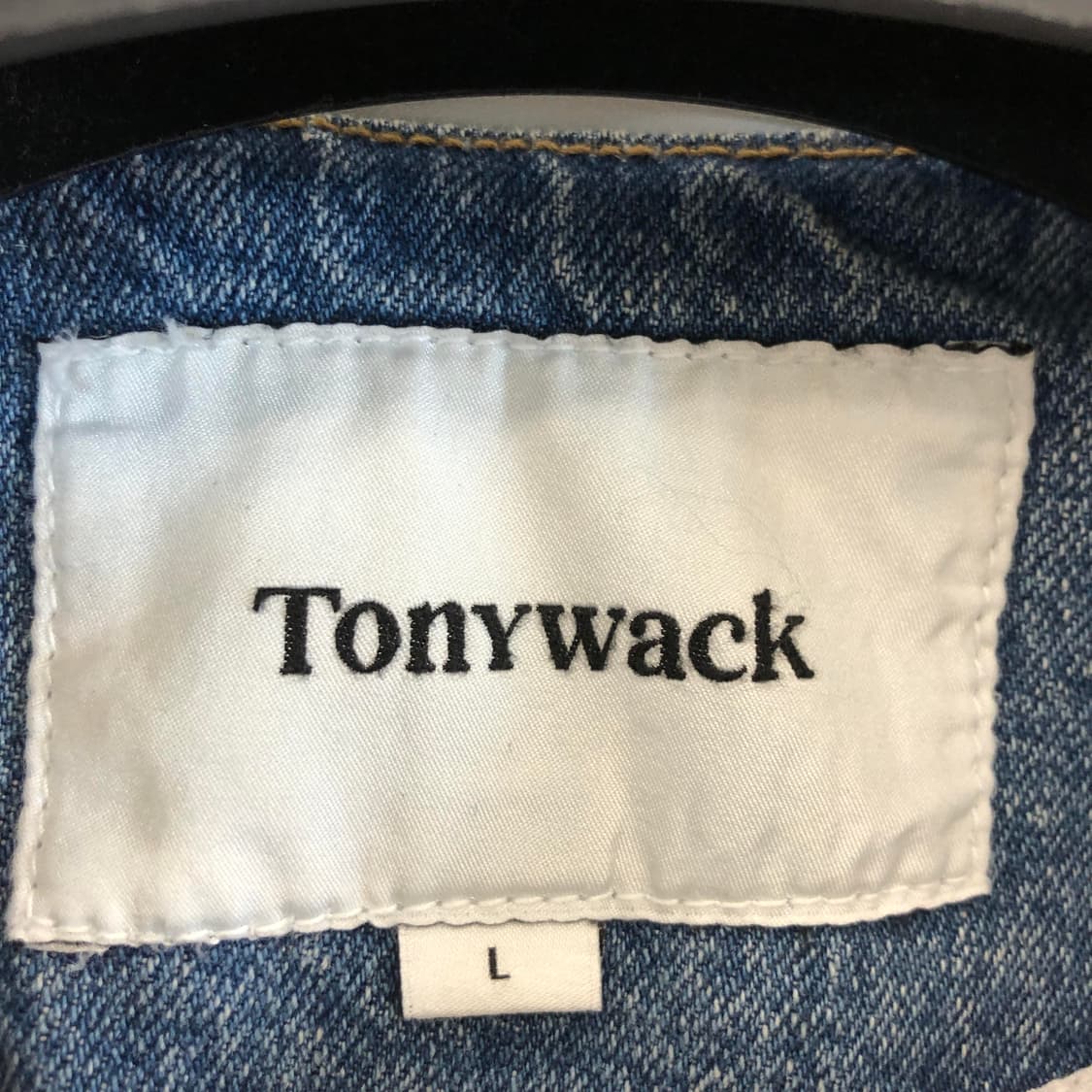 Tonywack 토니웩 카라리스 데님자켓 L 상품이미지5