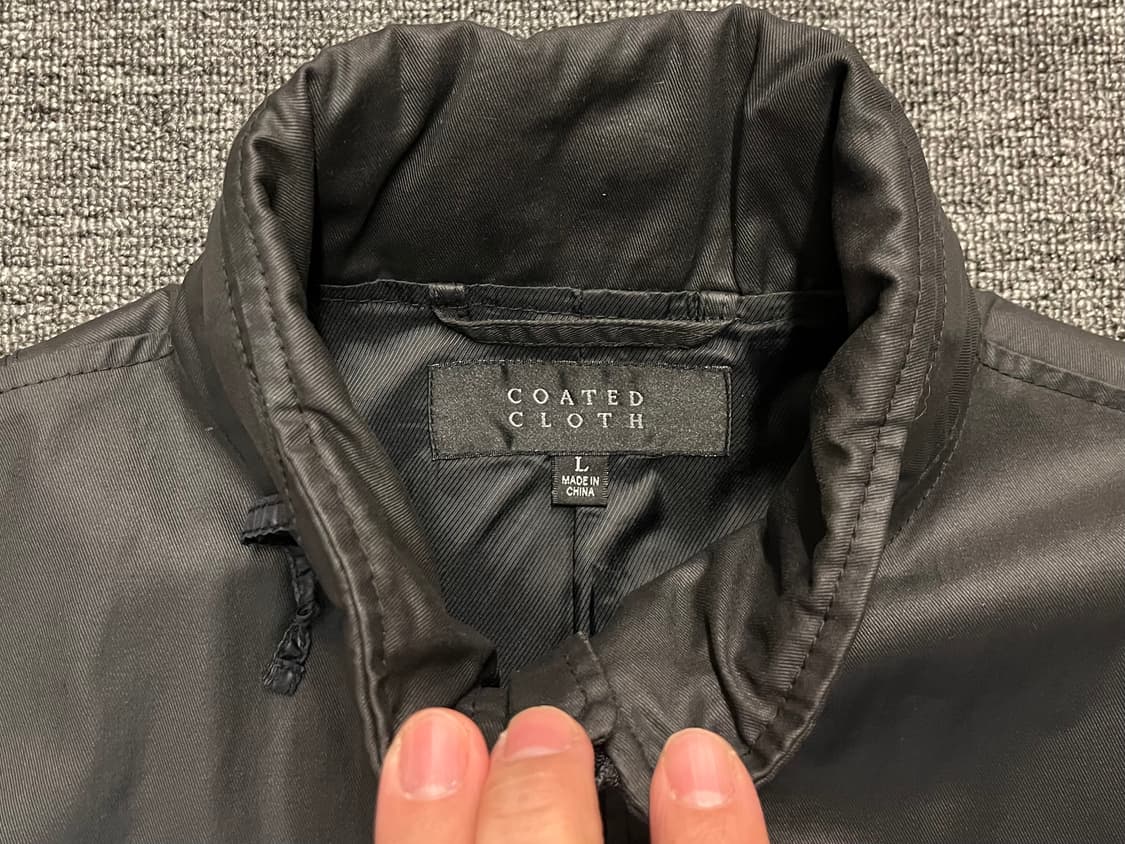 [95~100] 유니클로 Coated Cloth 라이더자켓 L  상품이미지4