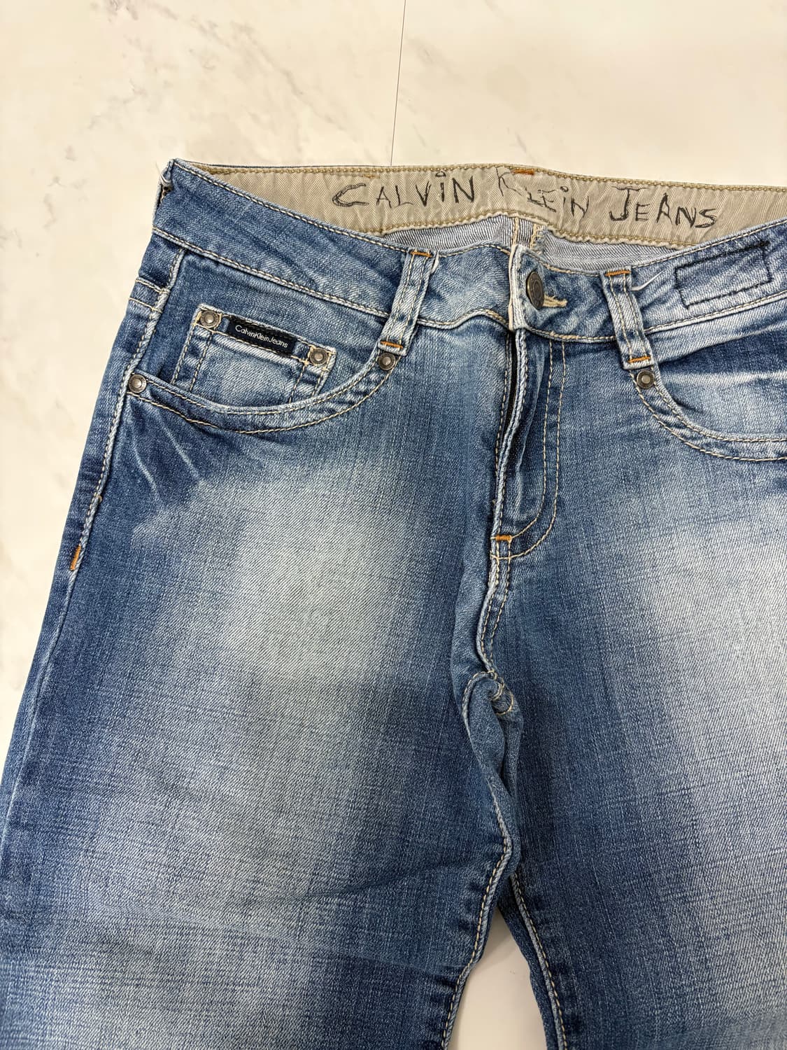 calvin klein y2k lowrise denim pants 상품이미지2