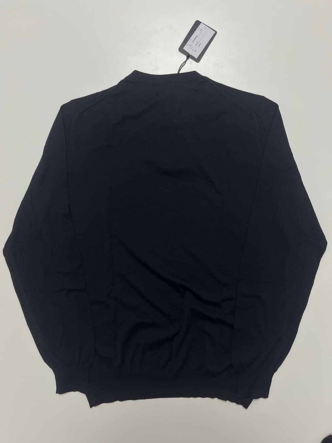 키톤 KITON 울100% 니트 스웨터 XL 네이비(새상품) 상품이미지3