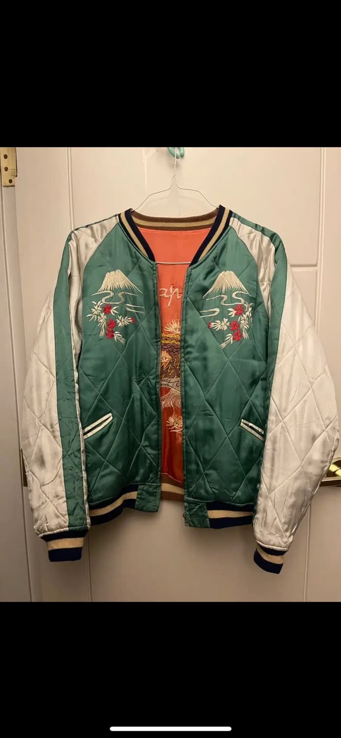 90s 실버스톤 수베니어 자켓 세인트미카엘 비즈빔 상품이미지2