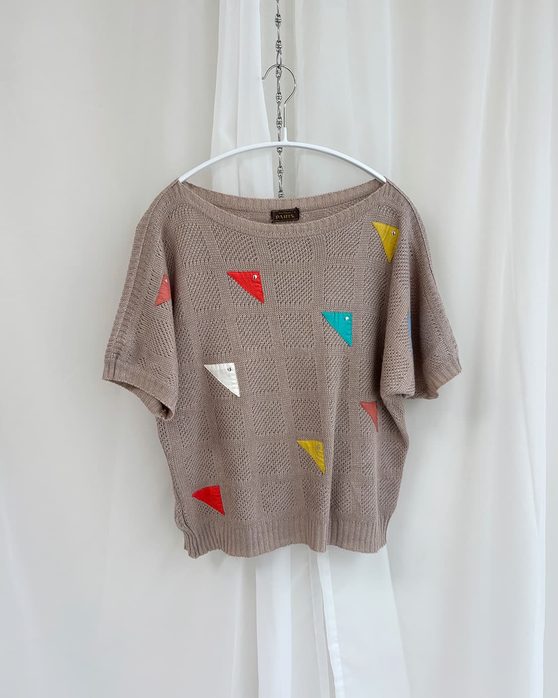 cetoi triangle patchwork pullover 상품이미지1