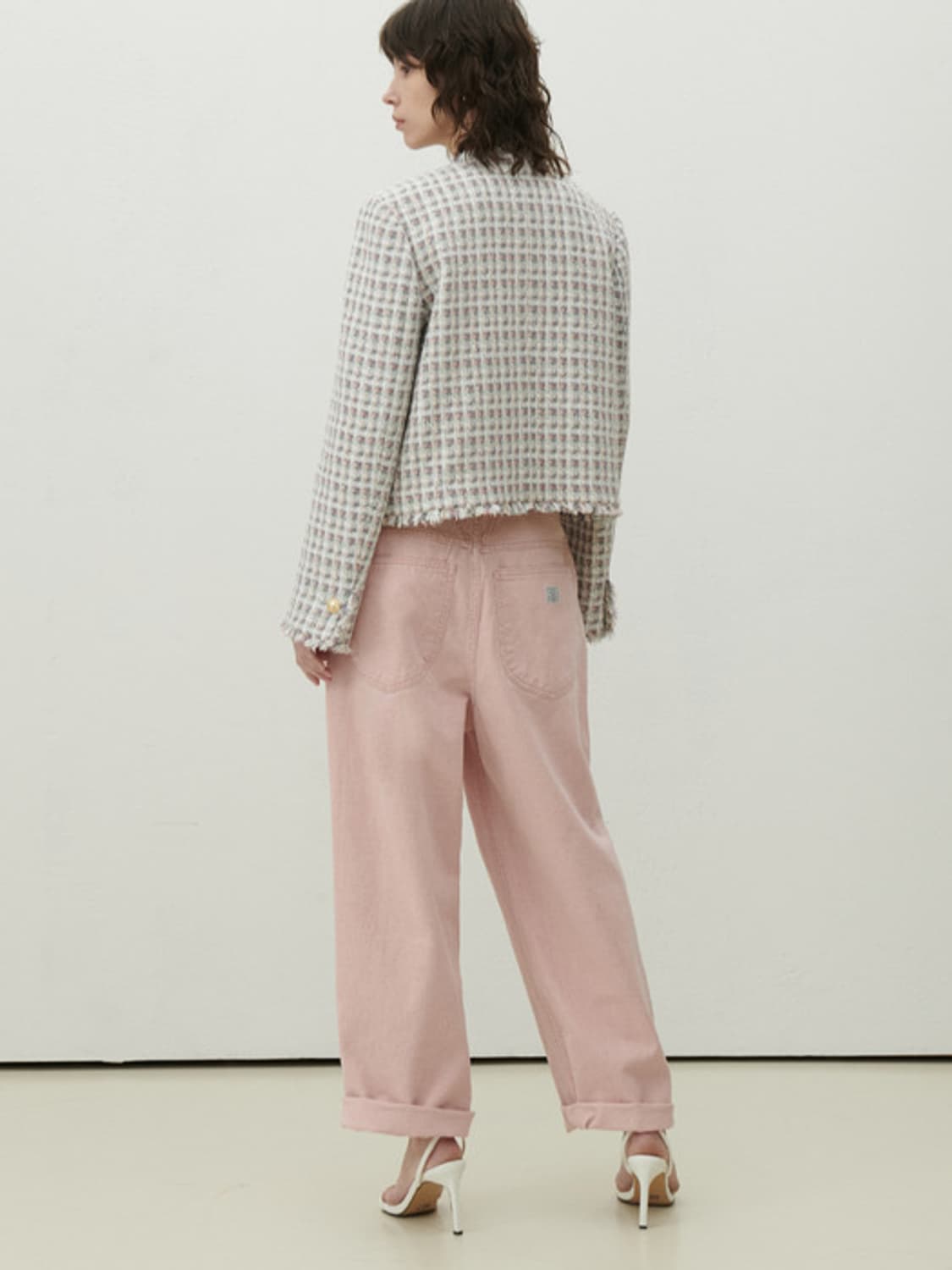 새상품:)모먼 트위드 자켓(채정안,이현이착용) 상품이미지5