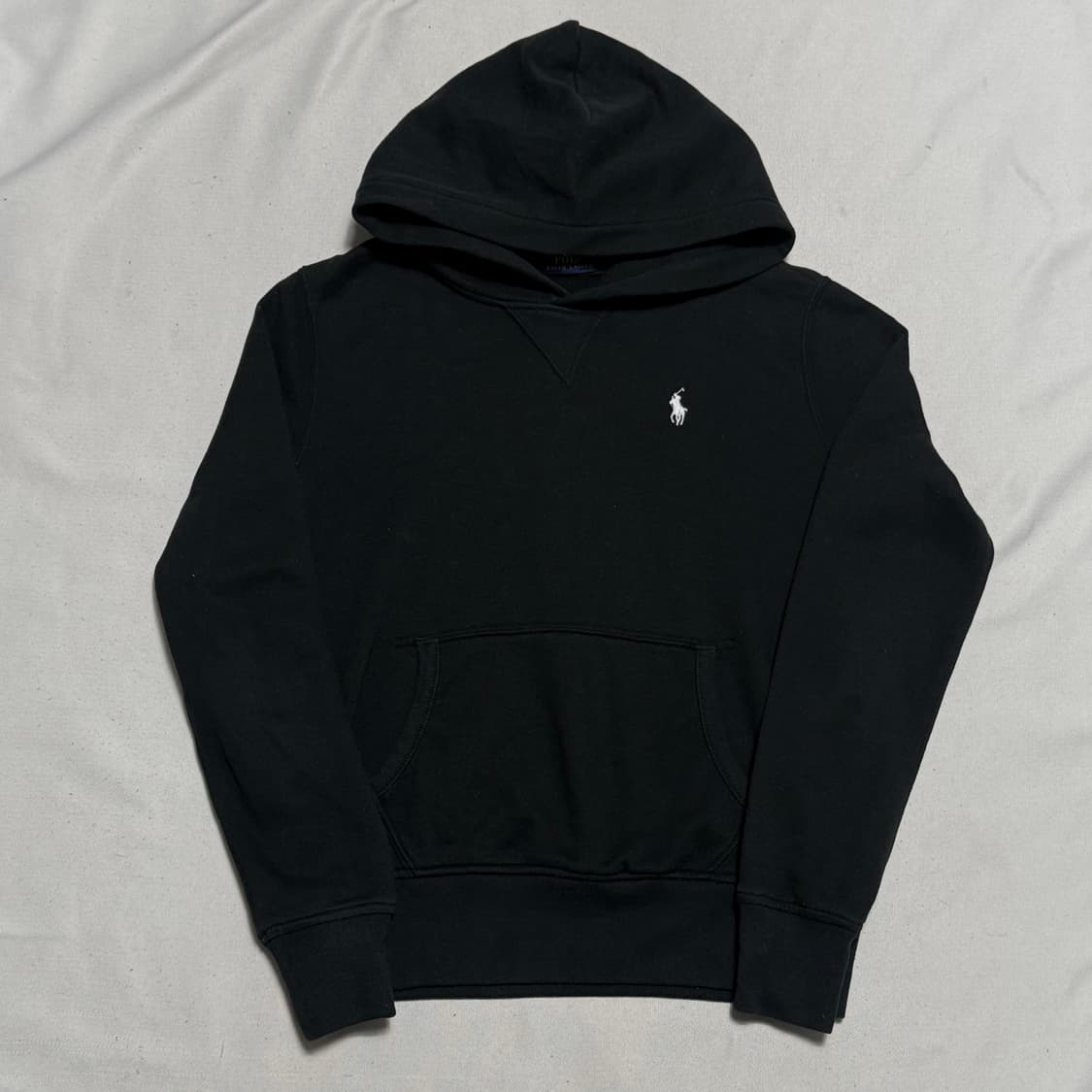 S 폴로랄프로렌 블랙 기모 후드티 상품이미지2