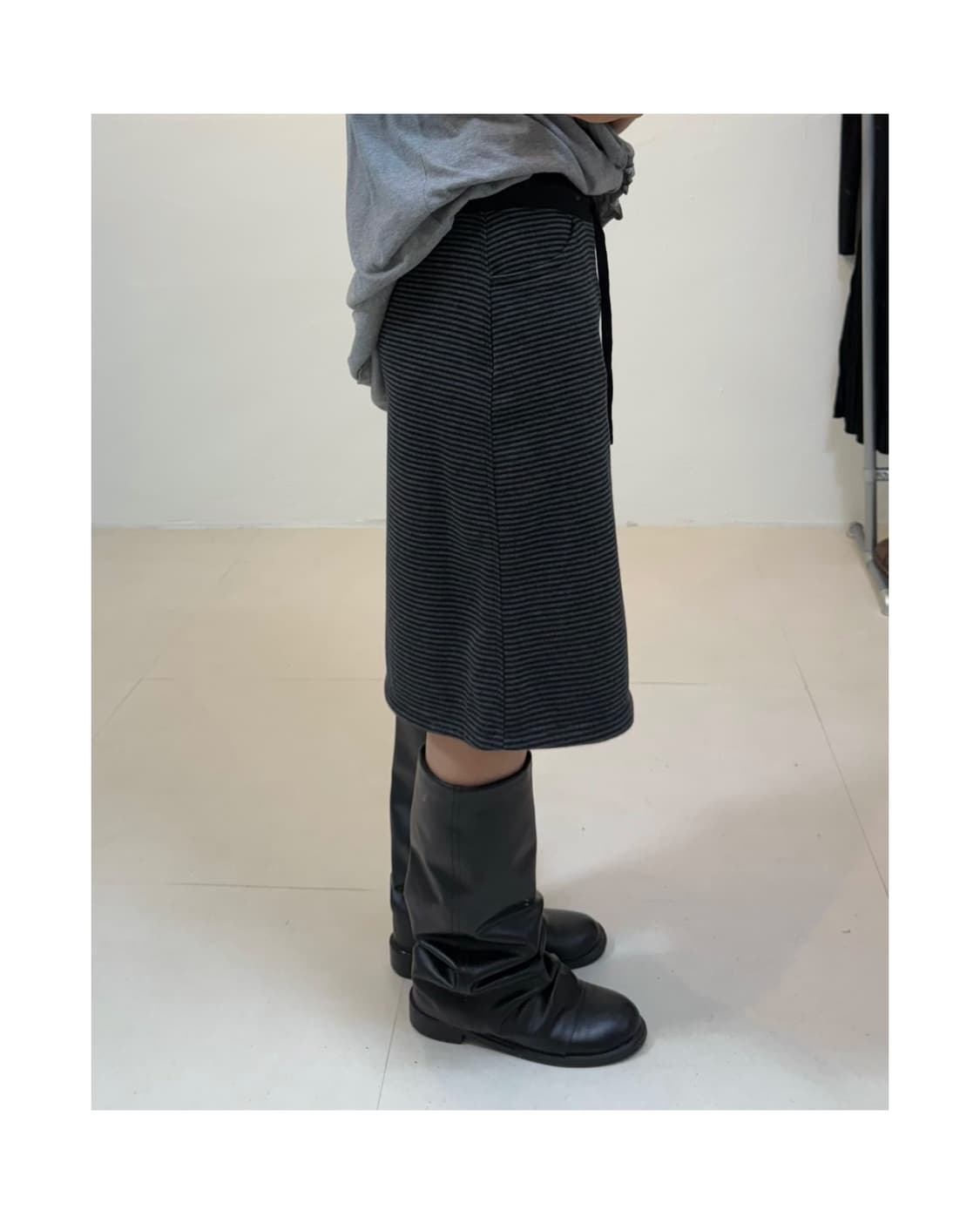 Uniqlo 스트라이프 스커트 상품이미지5