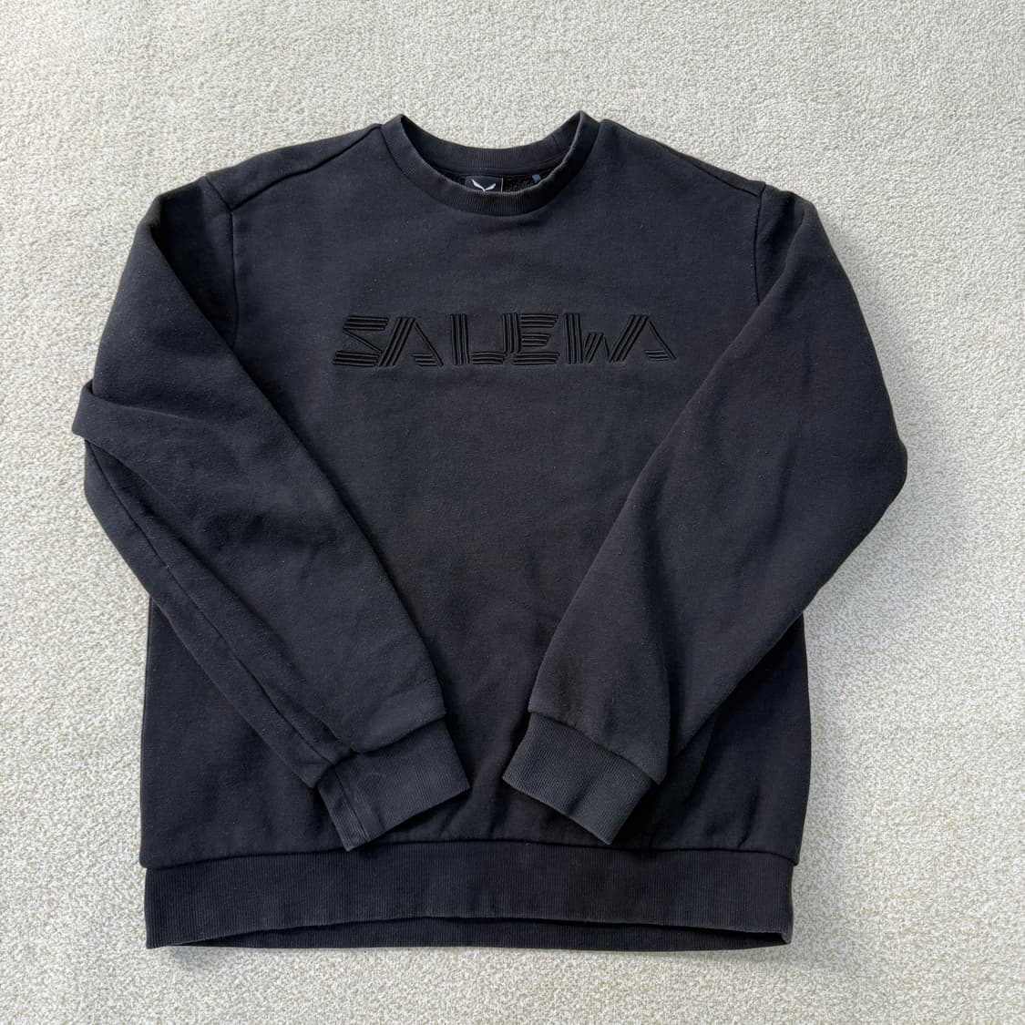 [M] 살레와 SALEWA 블랙 기모 맨투맨 1230T1 상품이미지1