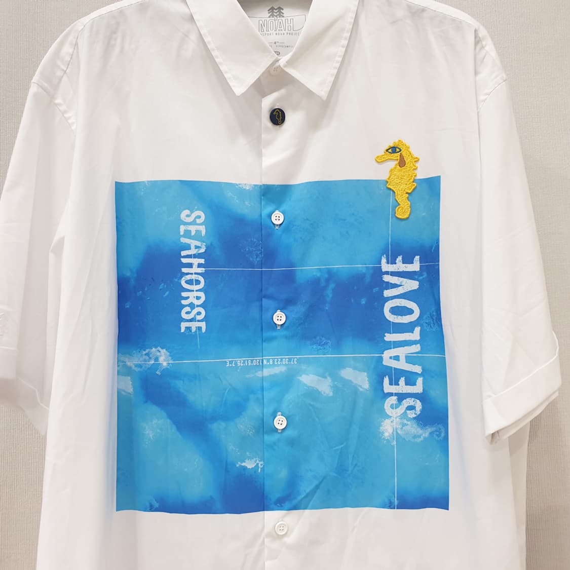 코오롱 SEAHORSE 그래픽 반팔 셔츠 100 상품이미지2