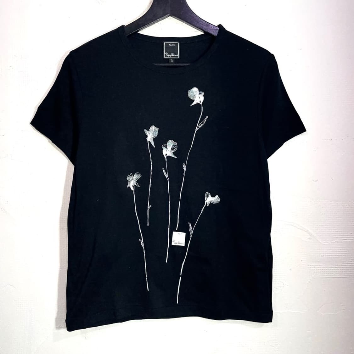 플라워 프린팅 반팔티 상품이미지2