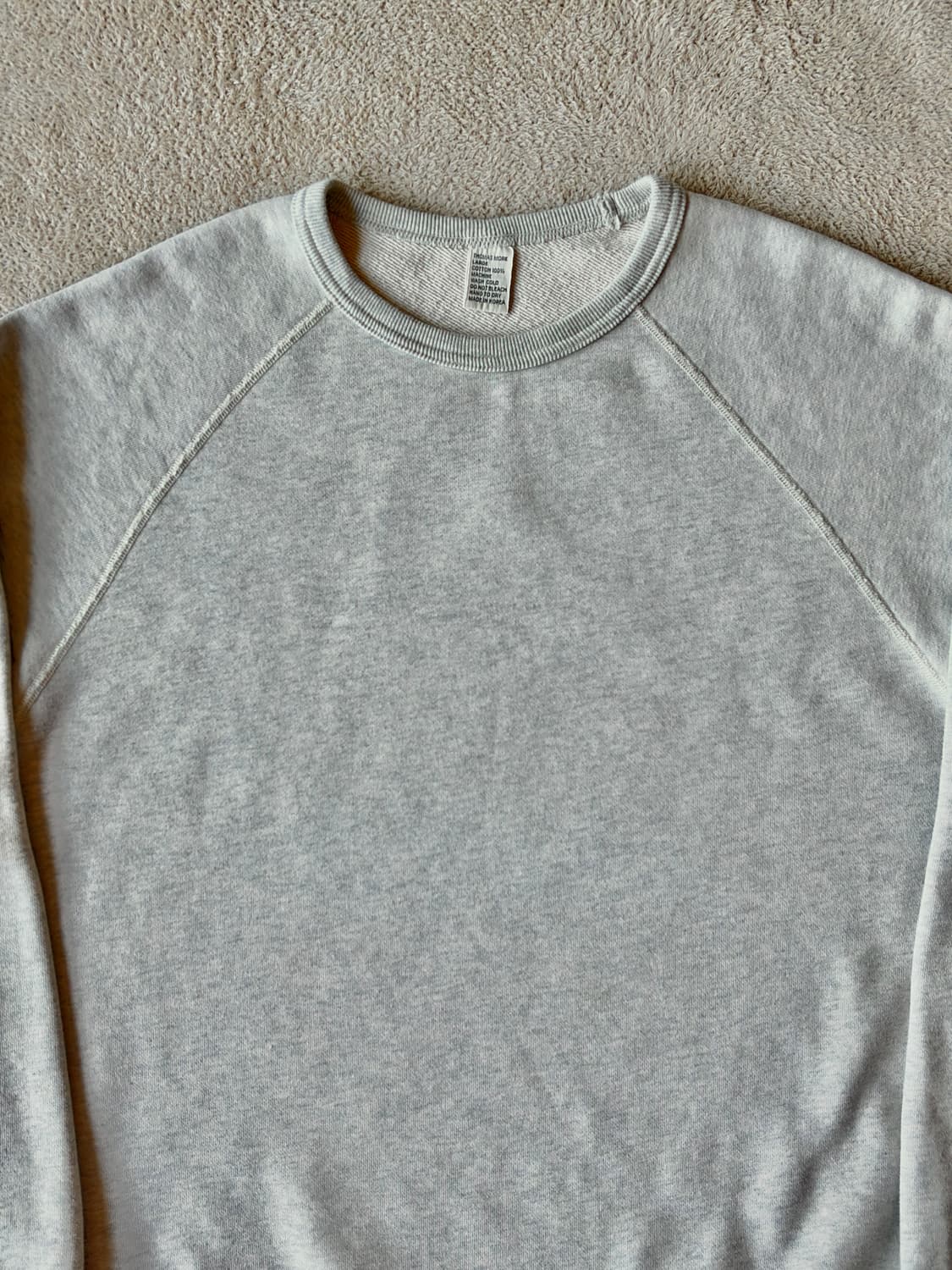 토마스모어 멜란지 래글런 스웻셔츠 상품이미지3