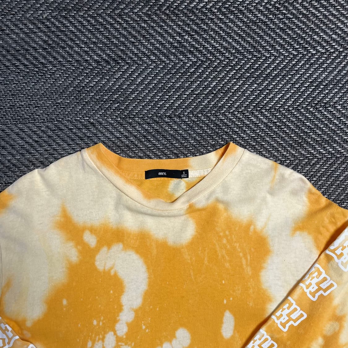 오베이 슬리브 로고 타이다이 긴팔 롱 슬리브y 5403 상품이미지4