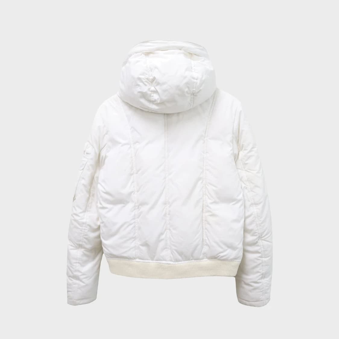GEORGE PALOMALES  화이트 후드 패딩 61082 상품이미지2