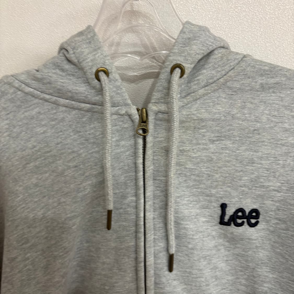 Lee 리 기모 후드집업 그레이 L 상품이미지4
