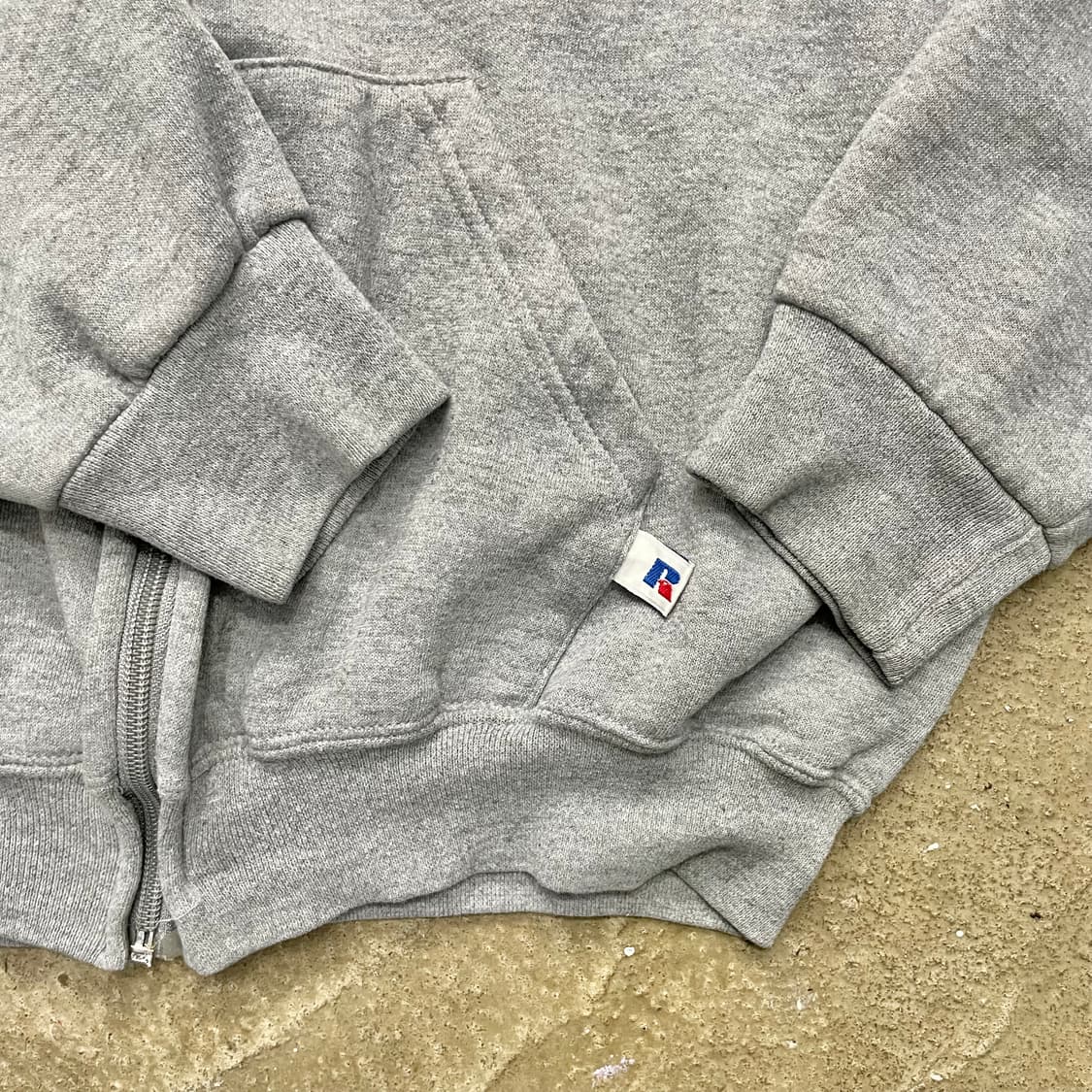 90‘s 러셀 스웻 집 후디 L 상품이미지5