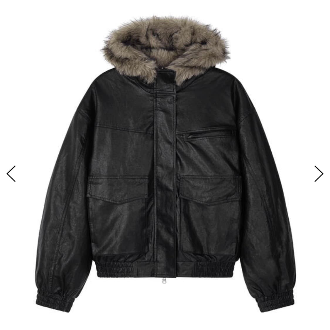 [SANDRIC] 샌드릭 리버시블 퍼 레더자켓 상품이미지6