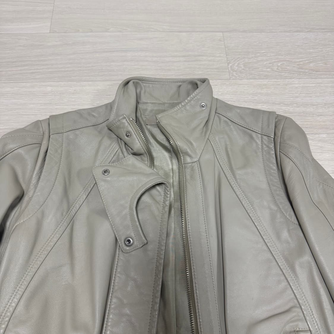 [system] beige lambskin leather jacket 상품이미지2