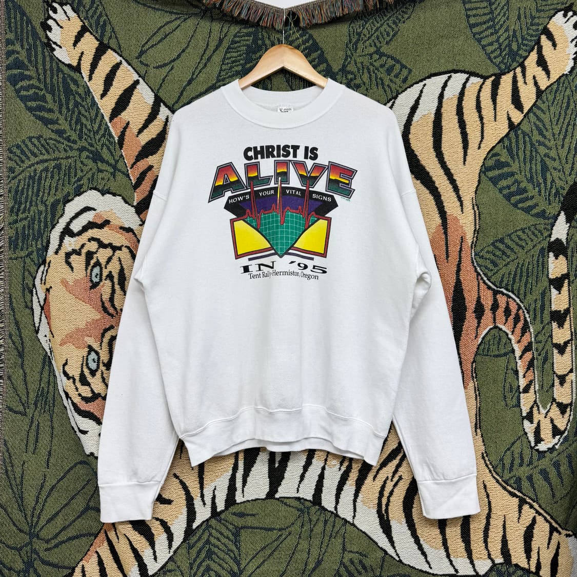90s 프룻오브더룸 스웻셔츠 맨투맨 made in USA (XL)  상품이미지1
