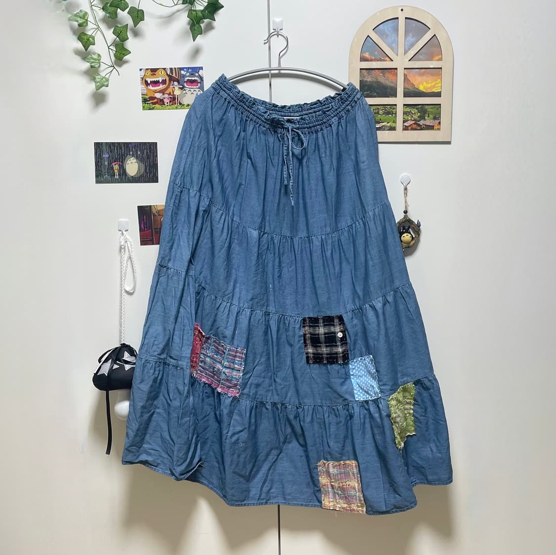 아다다스 아노락 + 모리 패치스커트 상품이미지7