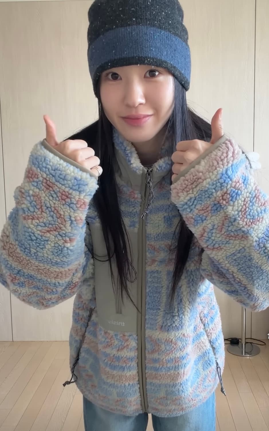 디스이즈네버댓 SP 쉐르파 플리스 자켓 스톤 뽀글이 상품이미지1