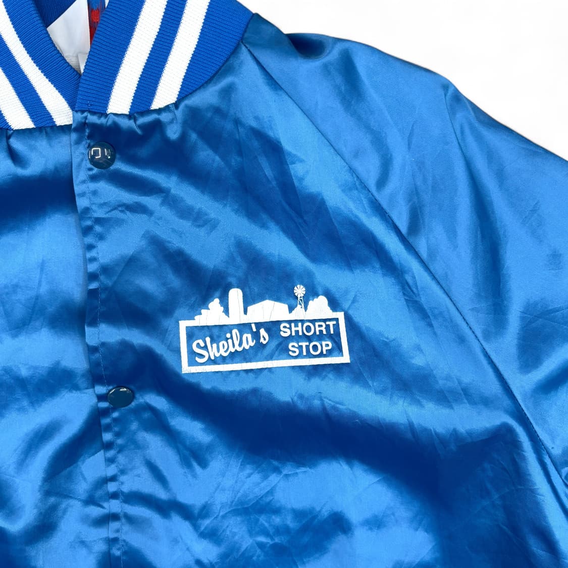 90's Sheila's Short Stop 사틴 자켓 상품이미지4