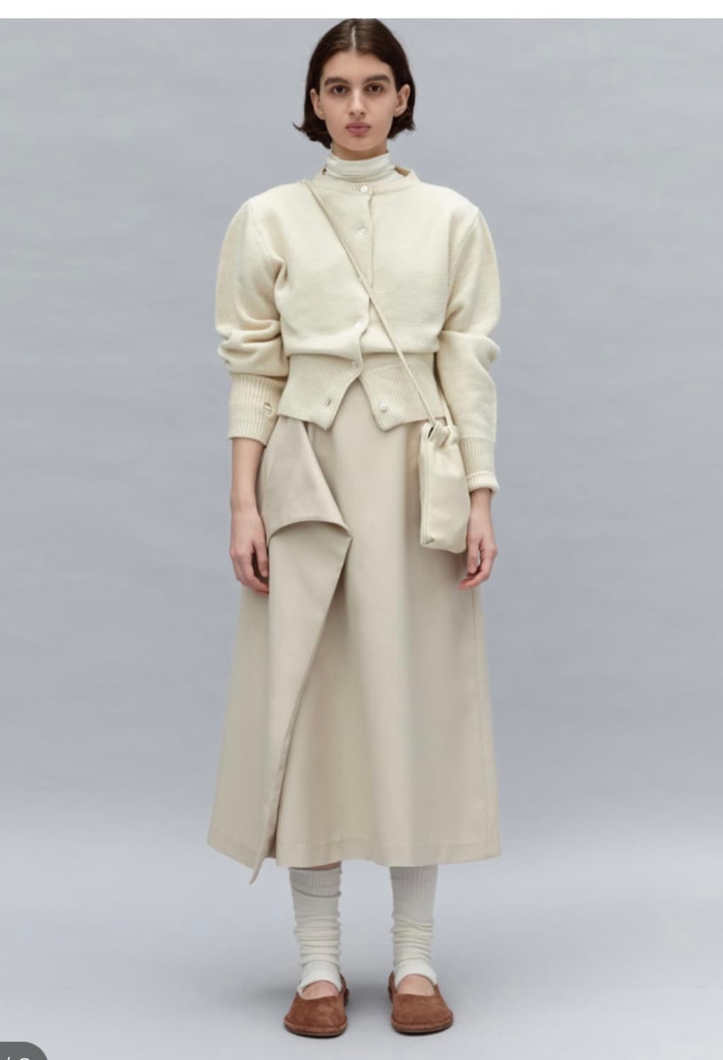 아우브아워(aubour) 가디건 puff sleeve cardigan 상품이미지1