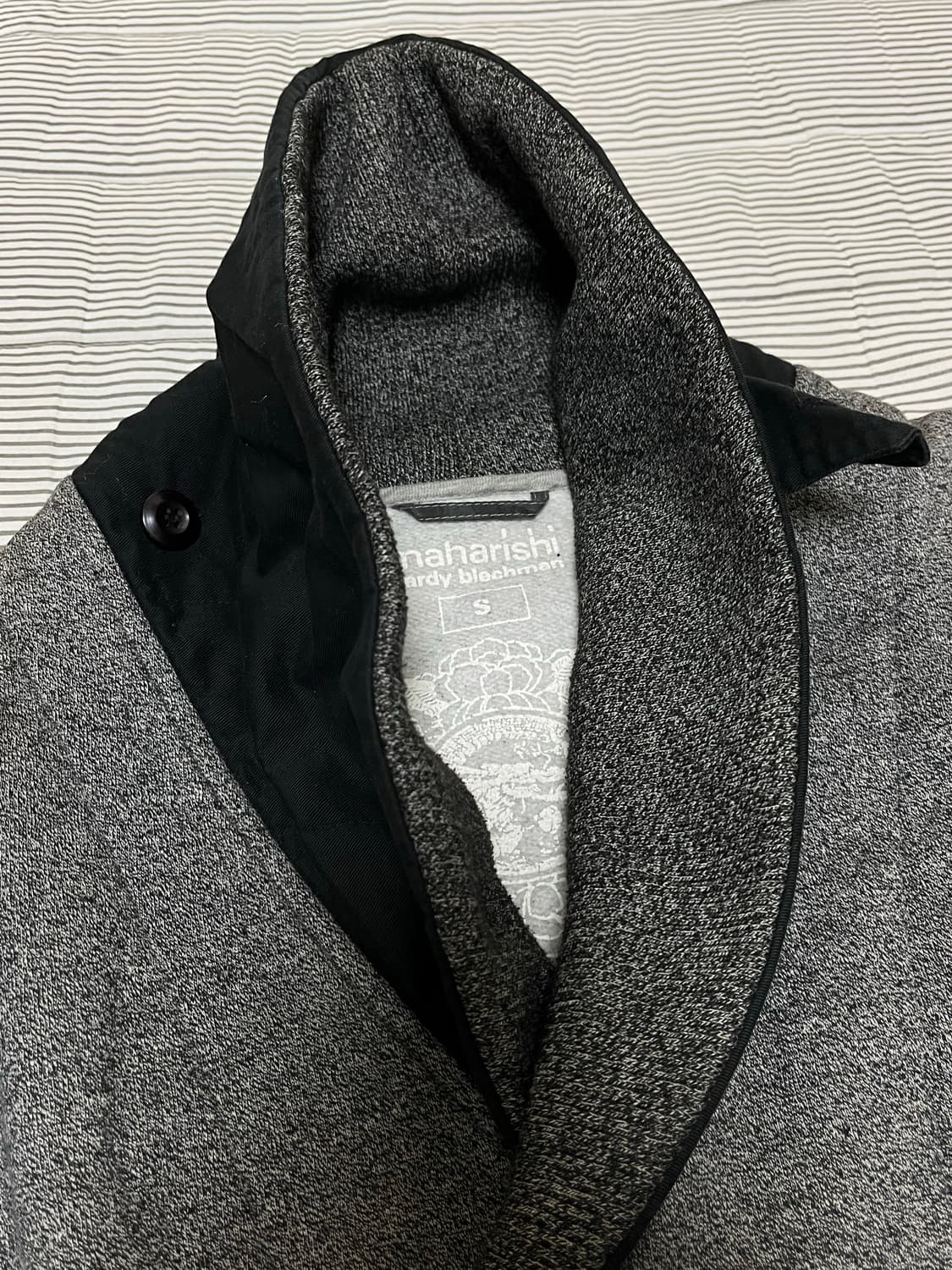 마하리시 더블 버튼 자켓 차콜 S 상품이미지5