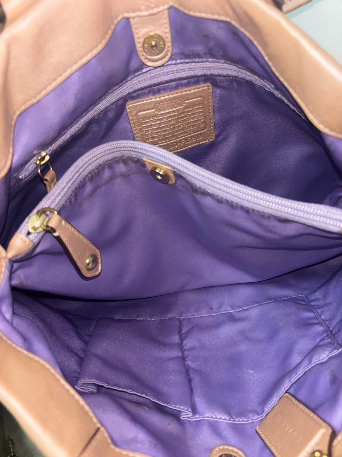 Coach vintage pearl shoulder bag 상품이미지5