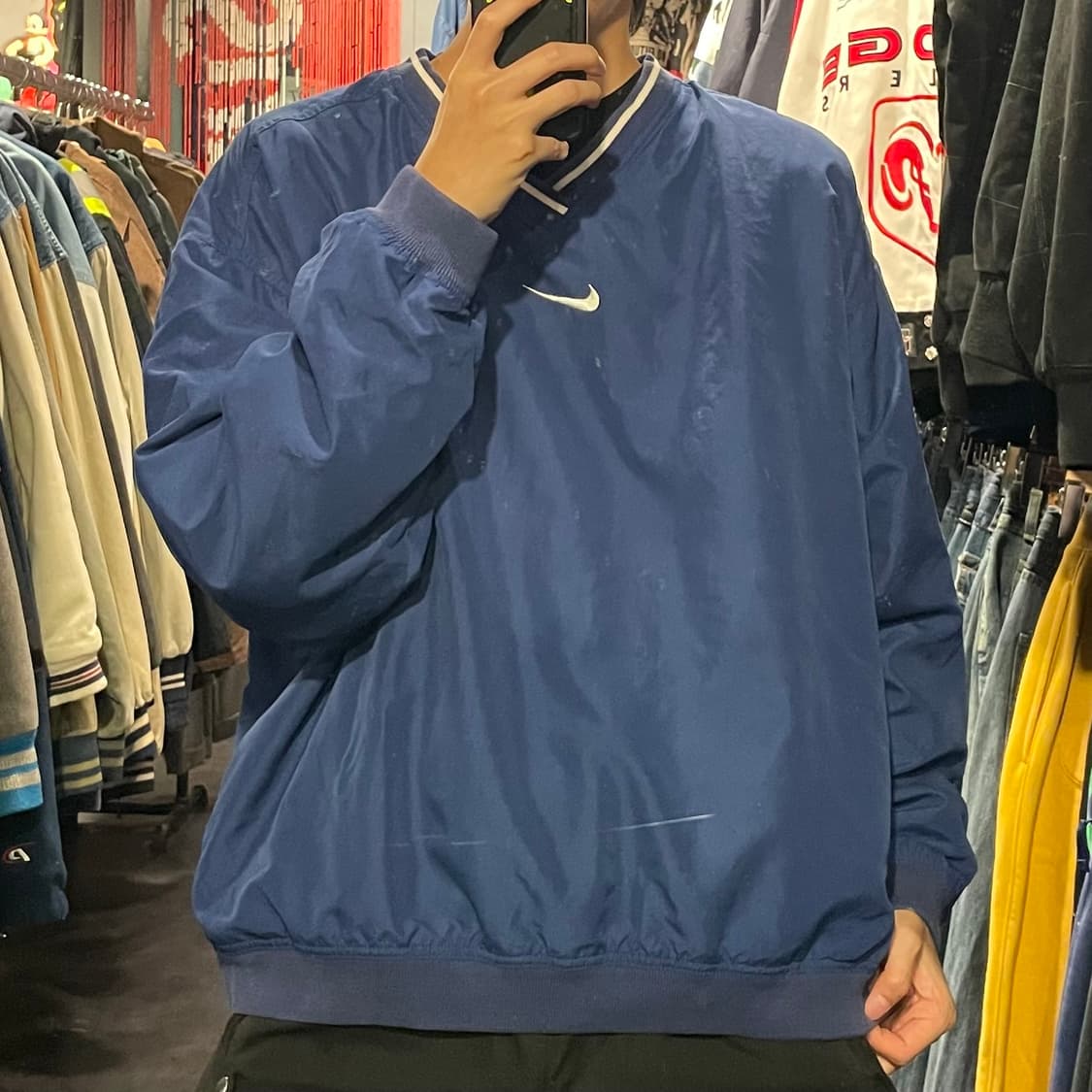 [IM] NIKE 나이키 블루 미드스우시 웜업 상품이미지2