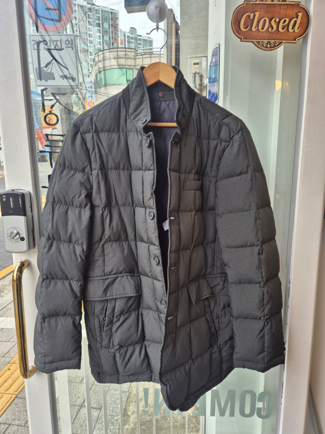 임페리얼 바둑이패턴 누빔패딩 사이즈 105 상품이미지1