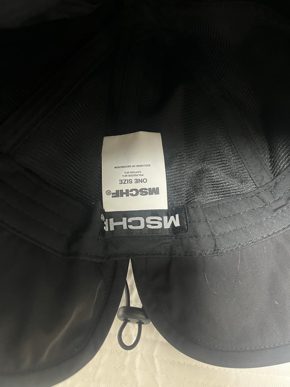 미스치프 드로우 스트링 버킷햇 상품이미지4