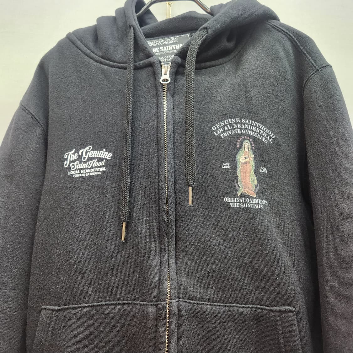 세인트페인 성모마리아 프린팅 후드집업 S(L) 상품이미지2